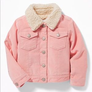 Old Navy Shirpa lined Corduroy trucker jacket